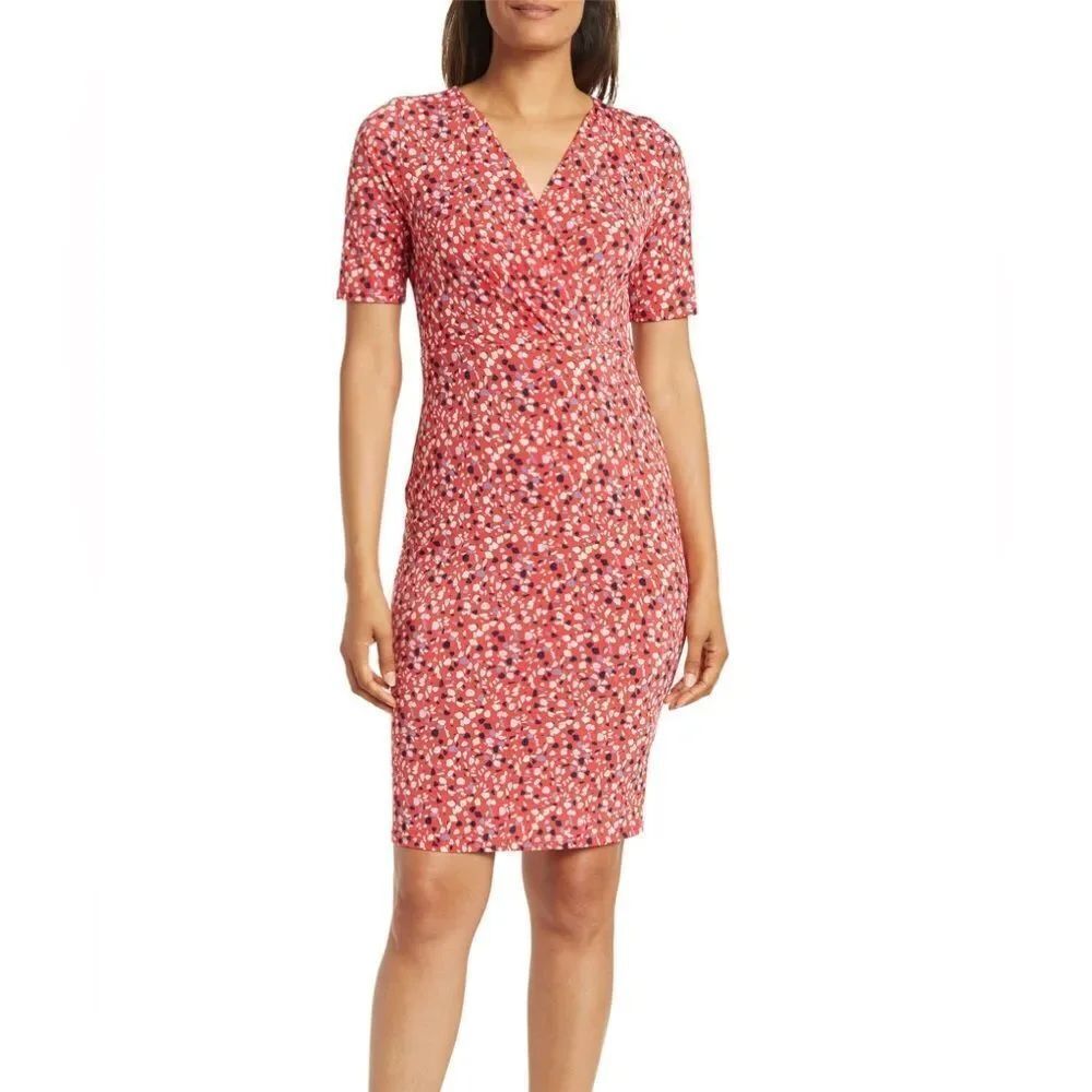 West K Knit Empire V-neck Dress